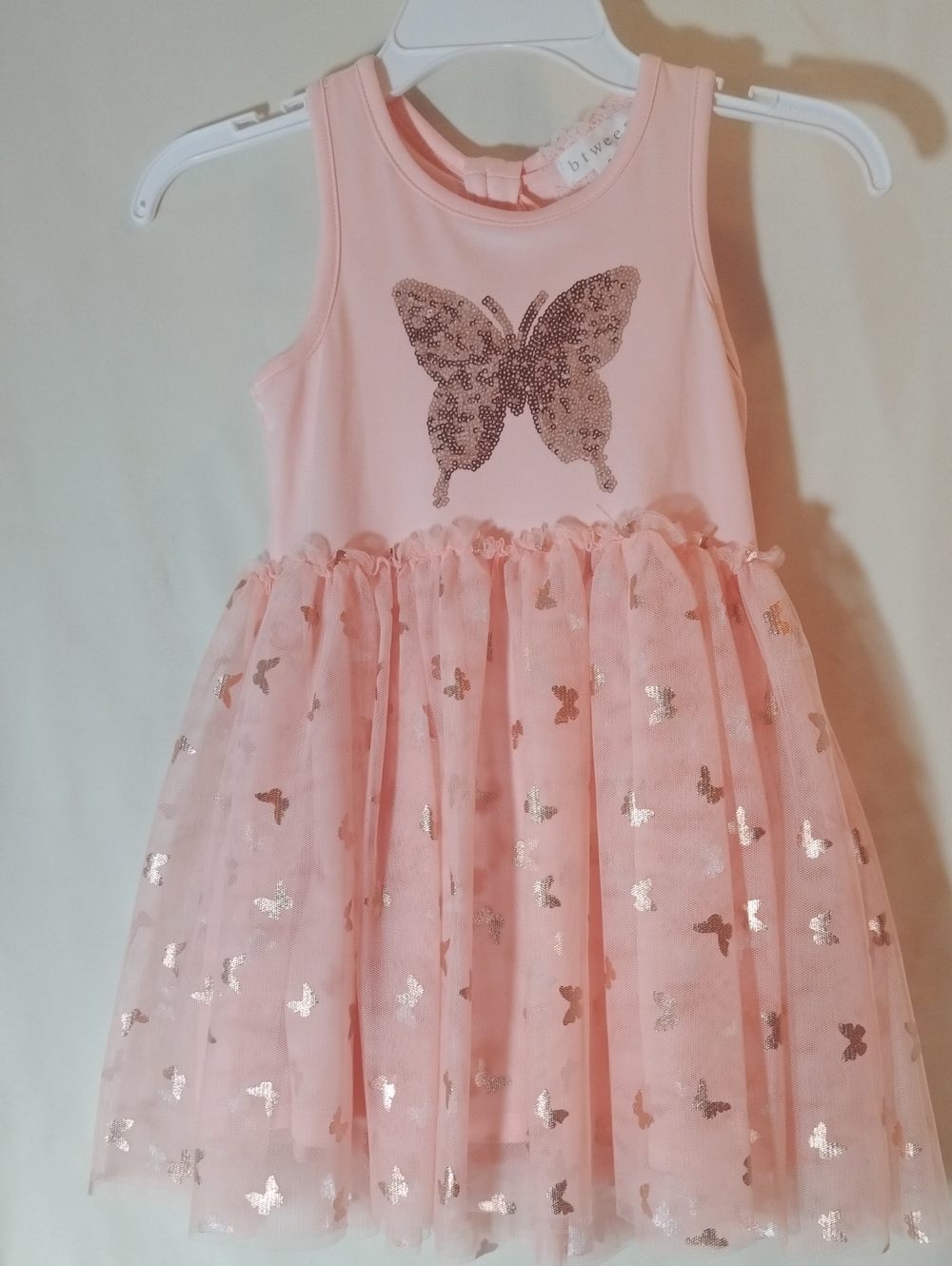 Sequin Butterfly Tulle Dress